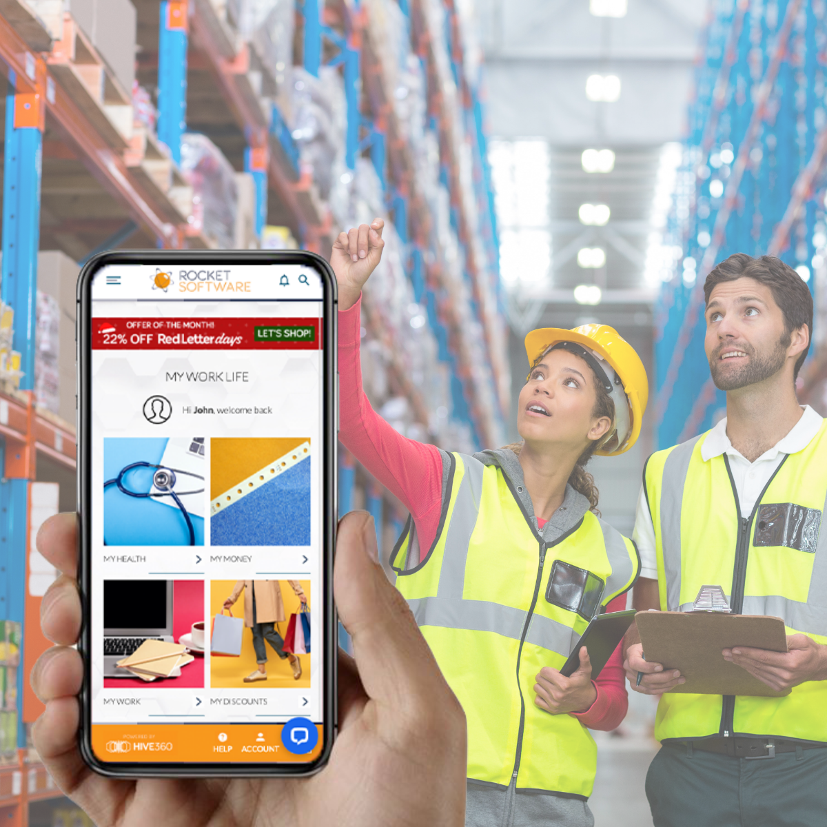 HIVE360 & Rocket Software Engage App HIVE360 & Rocket Software Engage App