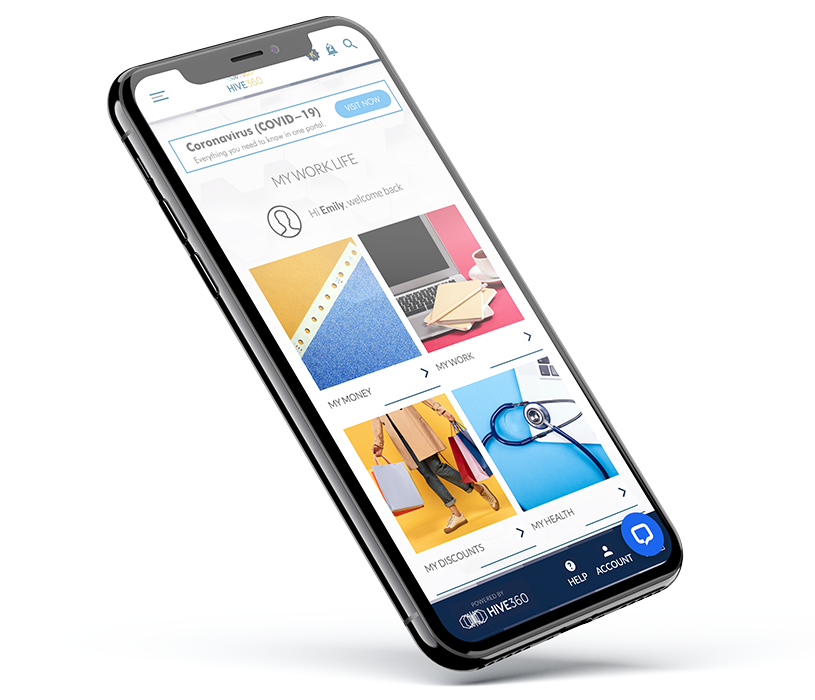 Hive360 App, employee benefits, employee engagement, access on the go