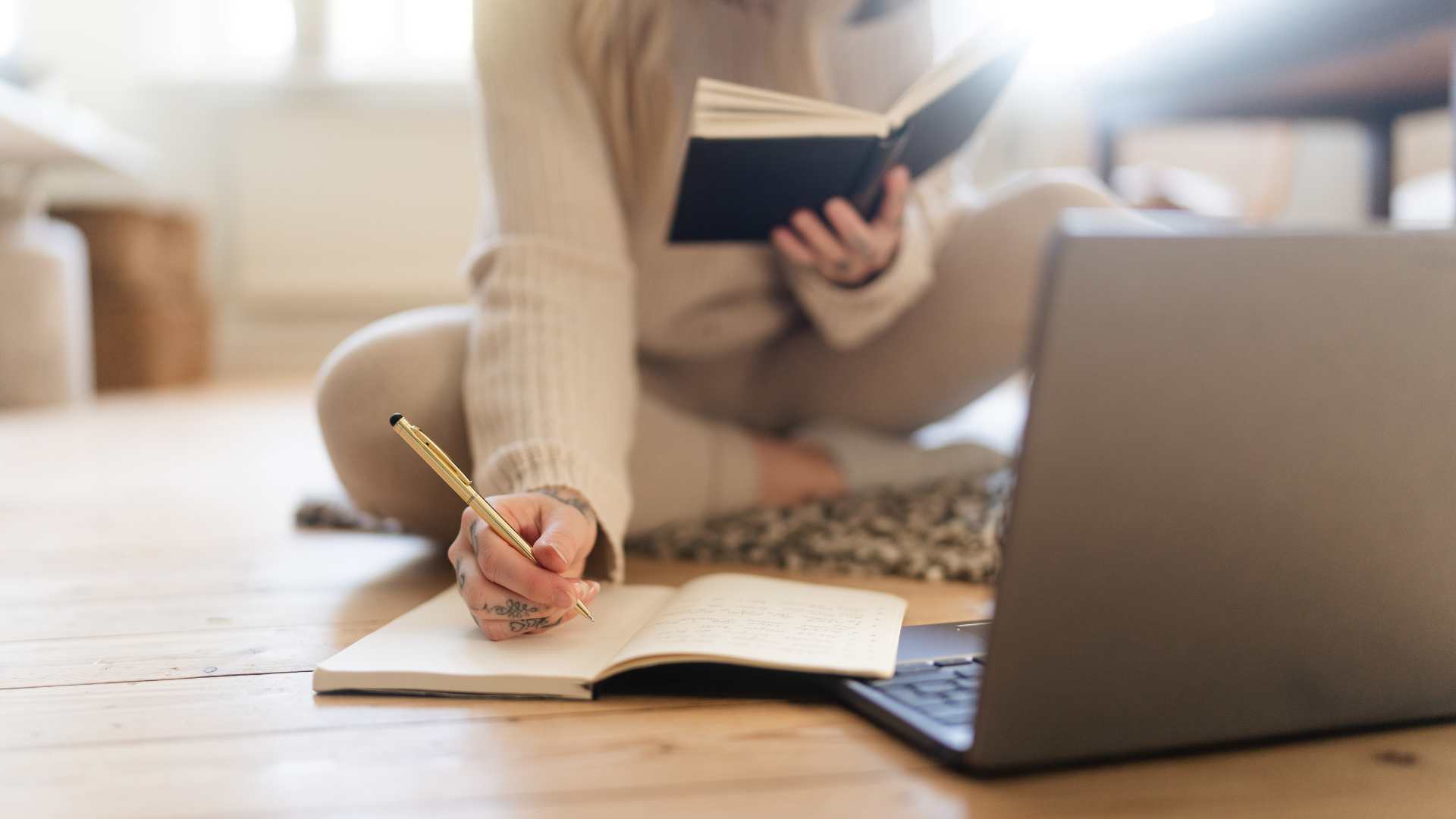 Picture of someone doing research